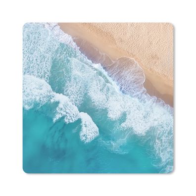 Mauspad - Meer - Wasser - Schaum - 20x20 cm