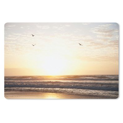 Mauspad - Sonne - Vogel - Meer - 27x18 cm