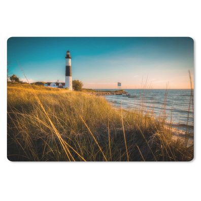 Mauspad - Leuchtturm - Meer - Amerika - 27x18 cm