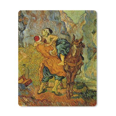 Mauspad - Der barmherzige Samariter - Vincent van Gogh - 19x23 cm
