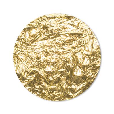Mauspad - Goldfolie mit faltiger Textur - 50x50 cm