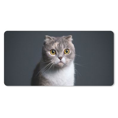 Schreibtischunterlage - Katze - Haustiere - Licht - 80x40 cm - Mauspad