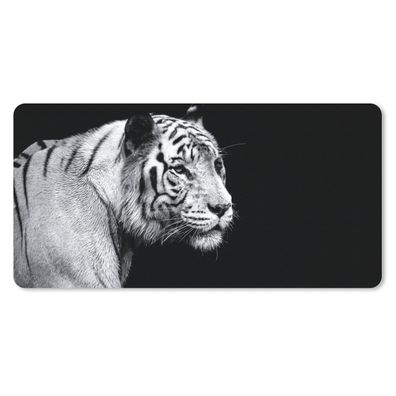 Schreibtischunterlage - Tiger - Wilde Tiere - Licht - 80x40 cm - Mauspad