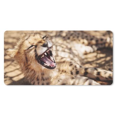Mauspad - Gepard - Tier - Nahaufnahme - 60x30 cm