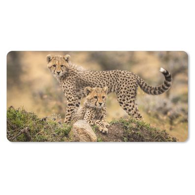 Mauspad - Leopard - Jungtier - Natur - 60x30 cm