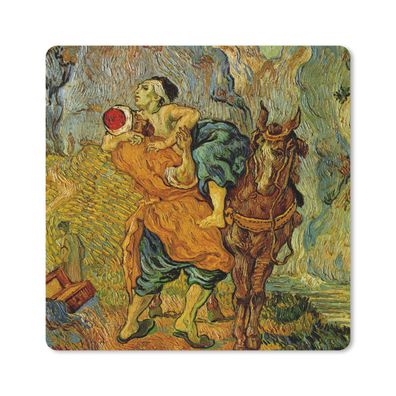 Mauspad - Der barmherzige Samariter - Vincent van Gogh - 30x30 cm