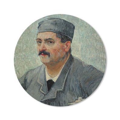 Mauspad - Porträt von Etienne-Lucien Martin - Vincent van Gogh - 50x50 cm