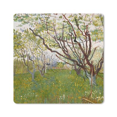 Mauspad - Der blühende Obstgarten - Vincent van Gogh - 30x30 cm