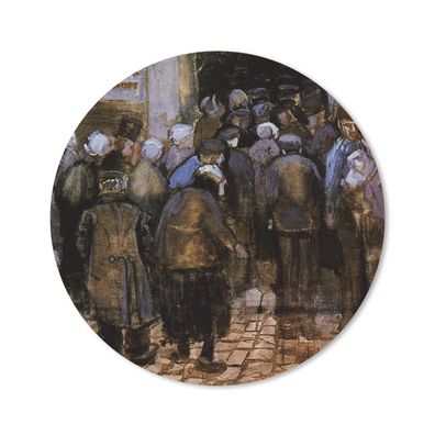 Mauspad - Die Armen und das Geld - Vincent van Gogh - 40x40 cm