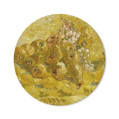 Mauspad - Quitten, Zitronen, Birnen und Trauben - Vincent van Gogh - 40x40 cm