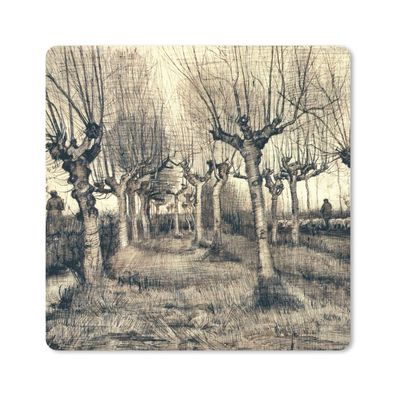Mauspad - Pollard-Birken - Vincent van Gogh - 30x30 cm