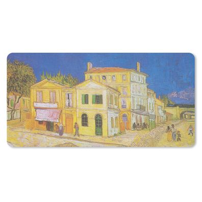 Schreibtischunterlage - Das gelbe Haus - Vincent van Gogh - 80x40 cm - Mauspad