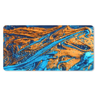 Mauspad - Marmor - Farbe - Diamanten - 60x30 cm