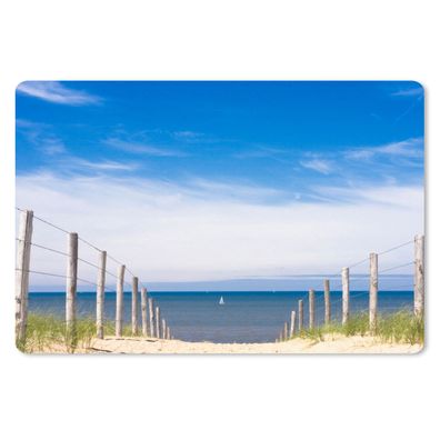 Schreibtischunterlage - Meer - Himmel - Blau - 60x40 cm - Mauspad