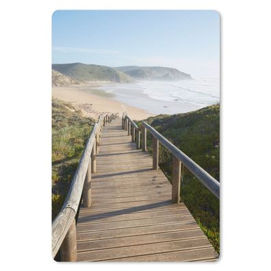 Mauspad - Meer - Strand - Treppe - 40x60 cm