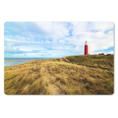 Schreibtischunterlage - Strand - Leuchtturm - Düne - 60x40 cm - Mauspad