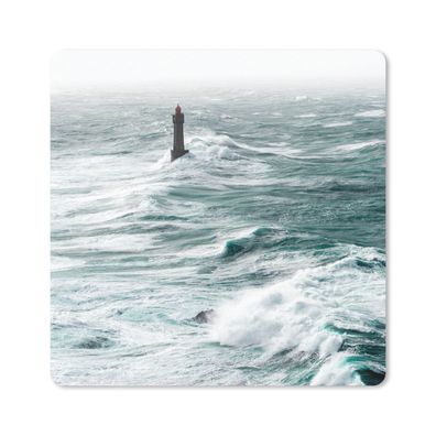 Mauspad - Leuchtturm - Golf - Meer - 30x30 cm
