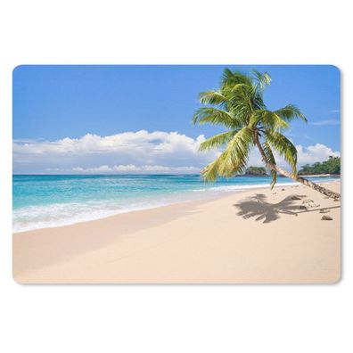 Schreibtischunterlage - Strand - Palme - Schatten - 60x40 cm - Mauspad