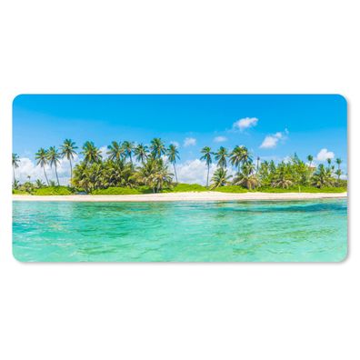 Mauspad - Meer - Strand - Palmen - 60x30 cm