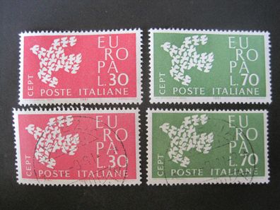 Italien Europa Cept MiNr. 1113-1114 postfrisch * * & gestempelt (G 635)