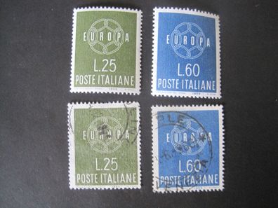 Italien Europa Cept MiNr. 1055-1056 postfrisch * * & gestempelt (G 292)