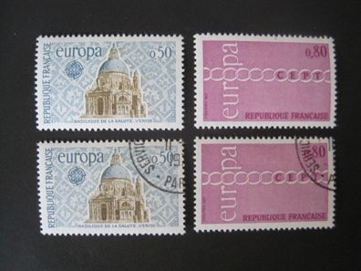 Frankreich Europa Cept MiNr. 1748-1749 postfrisch * * & gestempelt (G 271)