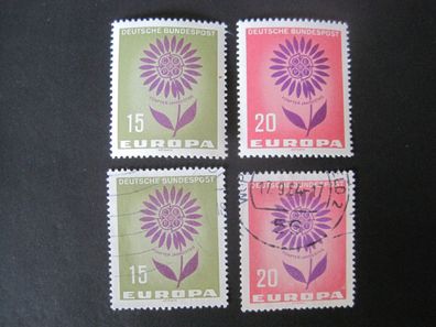 Bund Europa Cept MiNr. 445-446 postfrisch * * & gestempelt (G 927)