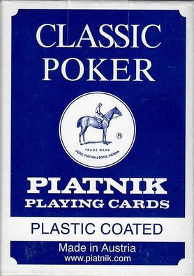 Spielkarten Poker Classic 55 Blatt Piatnik