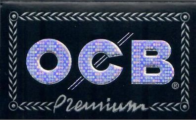 OCB Premium Papers schwarz, kurz, doppelt, 100 Blatt