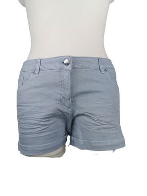 Aniston Casual Shorts mit Krempelsaum, hellblau, Gr. 38