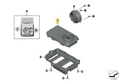 Neu OEM Module Steuergerät LED Zkw Continental BMW K50 K51 63128528758 8528758