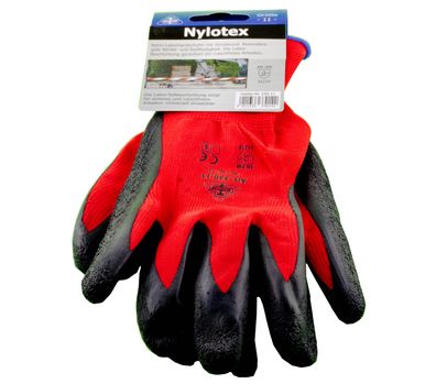 HAWE Handschuh Nylotex leicht Latex schrumpfgeraut Gr. 7 bis 11