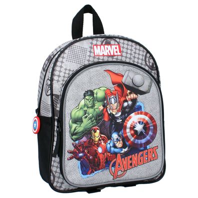 Avengers Safety Shield Rucksack mit Vorderfach Kinderrucksack ca.30 cm