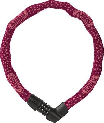 ABUS Fahrradschloss Kettenschloss Tresor 1385/75 cherry heart