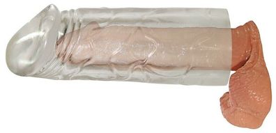 Dauerkondom Transparent Penishülle Penis Kondom Potenzhilfe Fetisch Sleeve