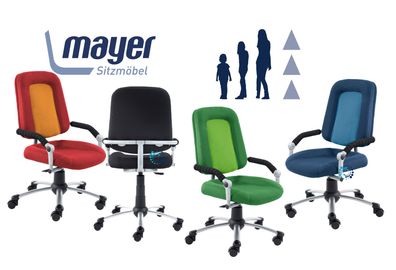 Mayer Drehstuhl 2430 myFREAKY, mitwachsendfür Kinder, Jugendliche, Erzieher: Innen