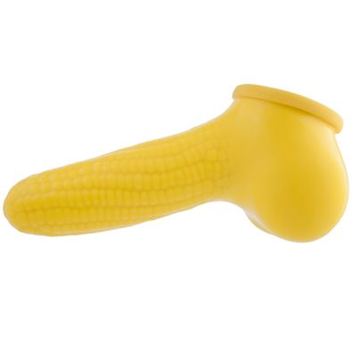 Dauerkondom Maiskolben Latex Penishülle Rubber Kondom Penis Sleeve 19 cm oder 21 cm