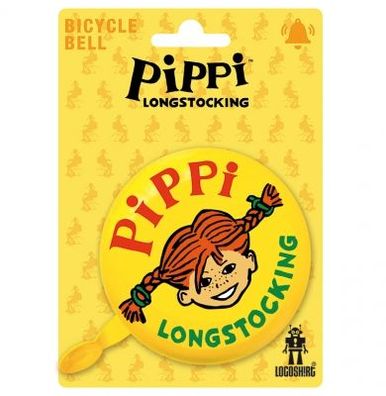Logoshirt Fahrradklingel: Pippi Langstrumpf Ø 80mm
