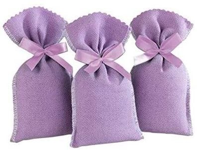 Lavendelblüten Säckchen - Duftsäckchen, Baumwolle, 6 x 12 x 3 cm, Flieder