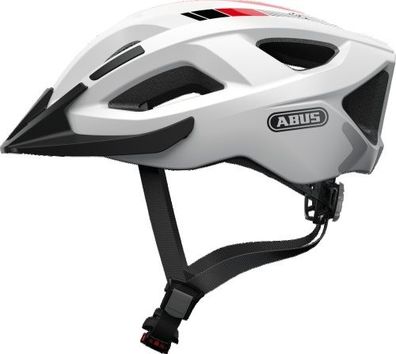 ABUS Fahrradhelm Aduro 2.0 race white L Kopfumfang [cm] 58-62