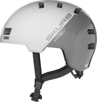 ABUS Fahrradhelm Skurb ACE silver white L