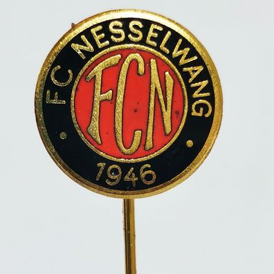 Fussball Anstecknadel FC Nesselwang 1946 FV Bayern Schwaben Kreis Allgäu
