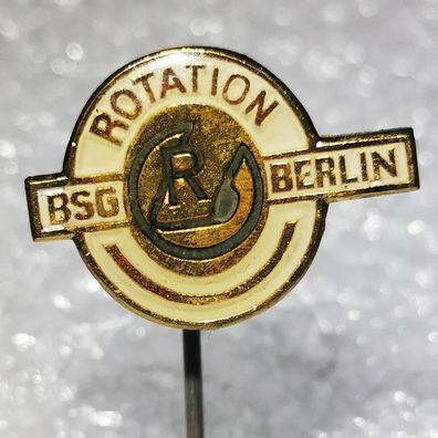 Fussball Anstecknadel - BSG Rotation Berlin - DDR - Berlin - Bezirk Berlin