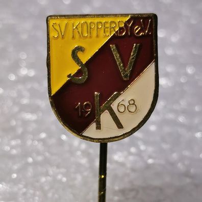 Fussball Anstecknadel SV Kopperby 1966 FV Schleswig-Holstein Schleswig-Flensburg