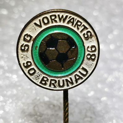 Fussball Anstecknadel - SG Vorwärts Brunau - DDR - Sachsen-Anhalt - Magdeburg