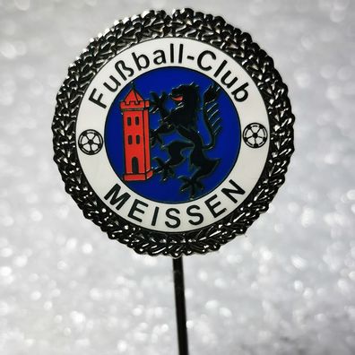 Fussball Anstecknadel - Ehrennadel - FC Meissen - FV Sachsen - Kreis Meißen