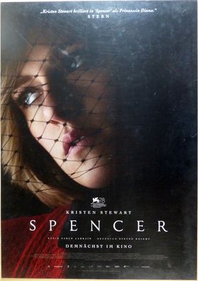 Spencer - Original Kinoplakat A1 -Motiv 1- Kristen Stewart, Timothy Spall- Filmposter