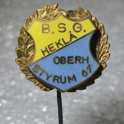 Fussball Anstecknadel - BSG Hekla Oberhausen Styrum 67 - Betriebssport - NRW