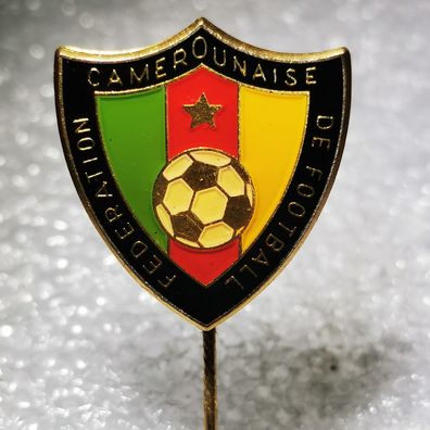 Fussball Anstecknadel - Fussballverband Kamerun - F.A. - Afrika - Cameoon
