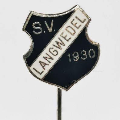 Fussball Anstecknadel SV Langwedel 1930 FV Niedersachsen Kreis Gifhorn